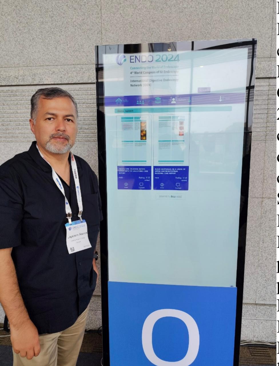 Dr. Jaysoom Abarca Destaca en el 4to Congreso Mundial de Endoscopia Gastrointestinal ENDO2024 en Seúl